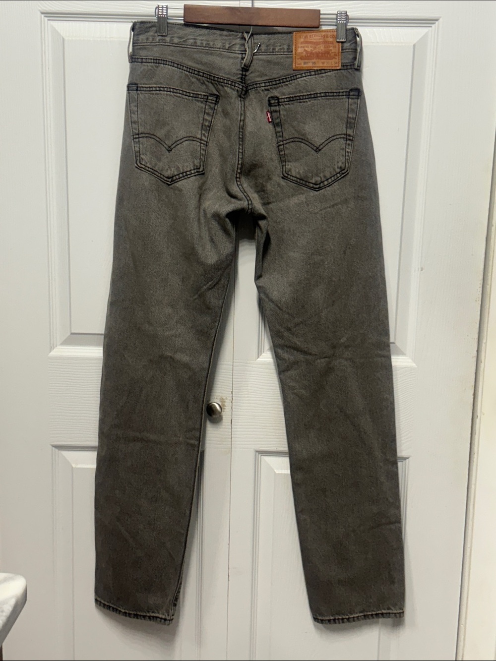 Levi's 501 ‘93 Premium Big E Men's Washed Gray Slim Straight Jeans Size W31X34